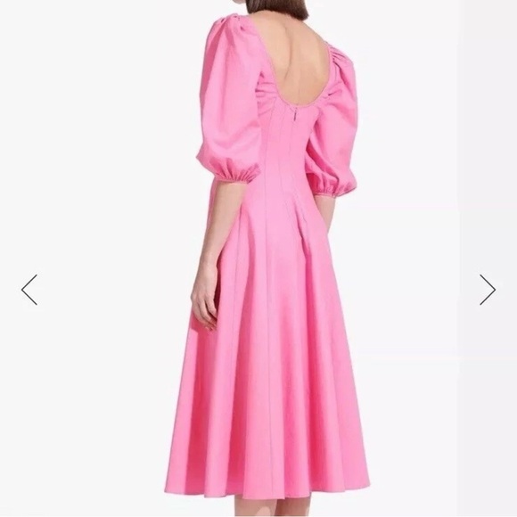 NWT STAUD “Swells” Dress – Wild Orchid, Size 12 - Picture 3 of 12